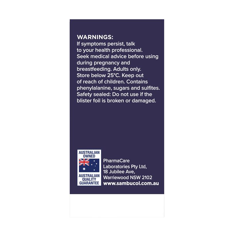Load image into Gallery viewer, Sambucol Cold &amp; Flu Double Strength 12 Capsules
