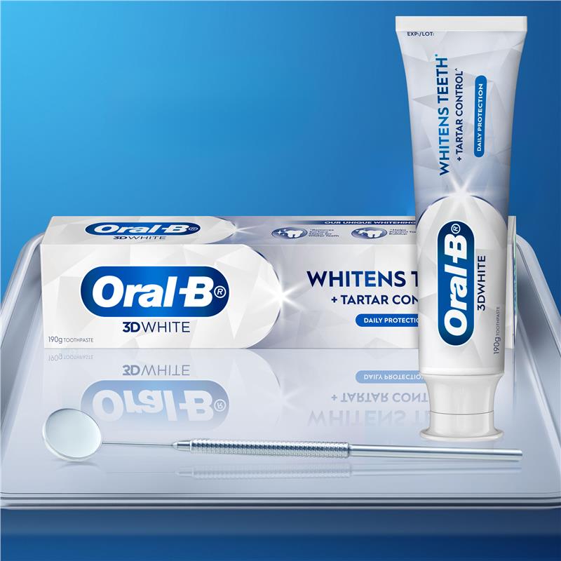 Load image into Gallery viewer, Oral B Toothpaste 3D White Long Lasting Freshness 190g
