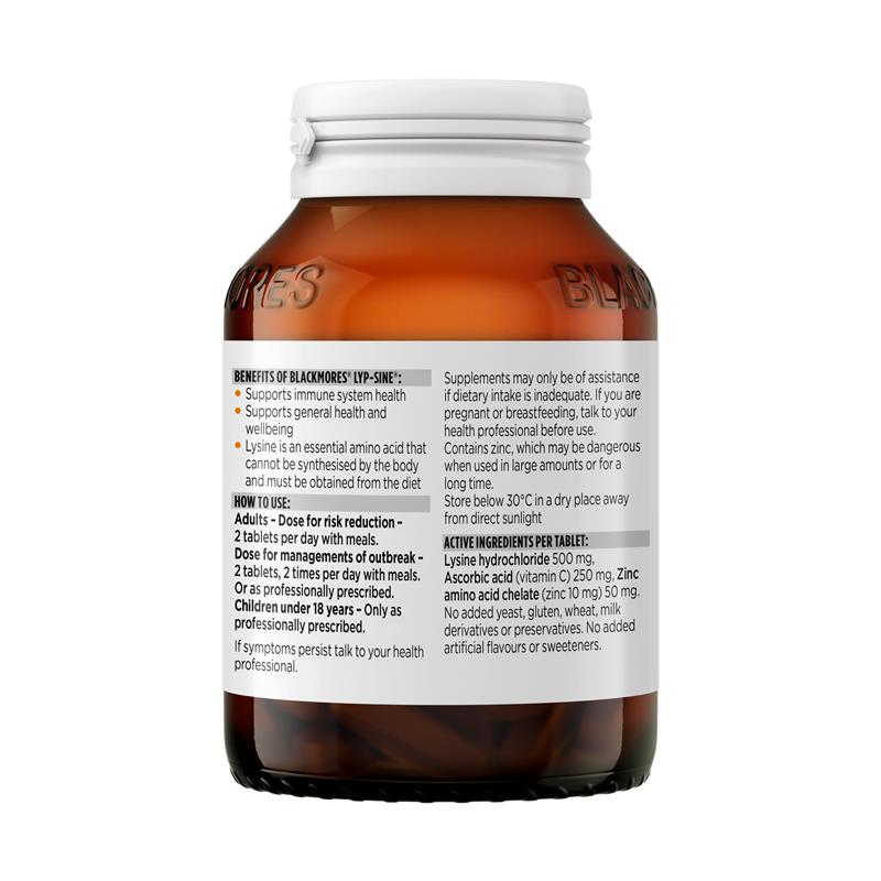 Load image into Gallery viewer, Blackmores Lypsine 100 Tablets
