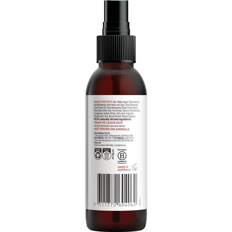 Load image into Gallery viewer, Swisse Skincare Rosewater Hydrating Mist Toner 125ml
