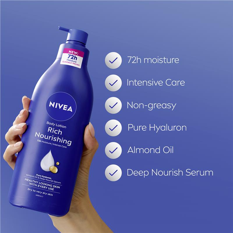 Load image into Gallery viewer, NIVEA Rich Nourishing Body Lotion 400ml

