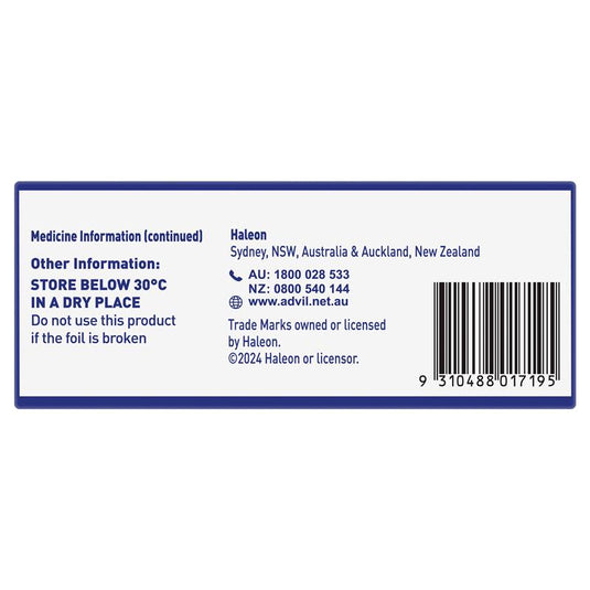 Advil Ibuprofen Pain Relief 40 Liquid Capsules