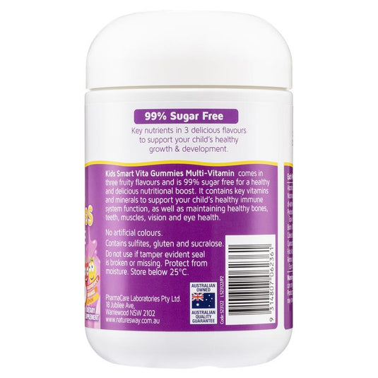 Nature's Way Kids Smart Vita Gummies Sugar Free Multivitamin Trios 150 Pastilles