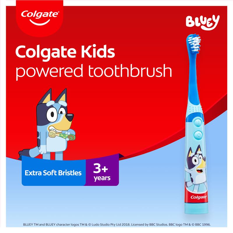 Load image into Gallery viewer, Colgate Toothbrush Battery Kids Sonic Bluey
