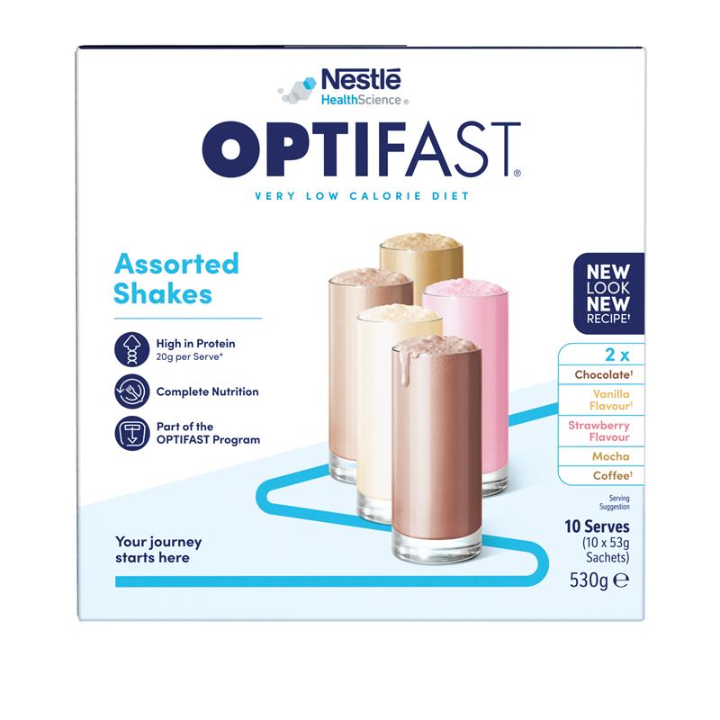 Load image into Gallery viewer, Optifast VLCD Shake Assorted Pack 10 x 53g
