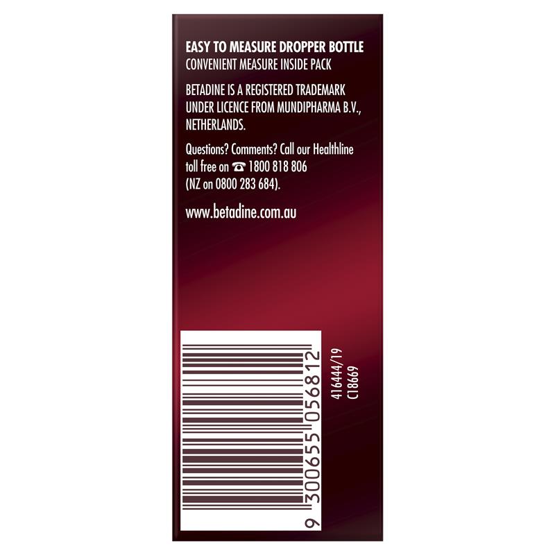 Load image into Gallery viewer, Betadine Sore Throat Gargle Concentrated 15mL
