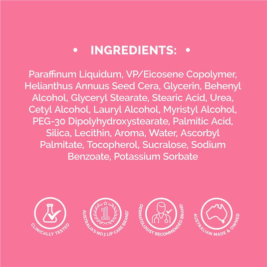 Dermal Therapy Lip Balm Stick Strawberry 4.8g
