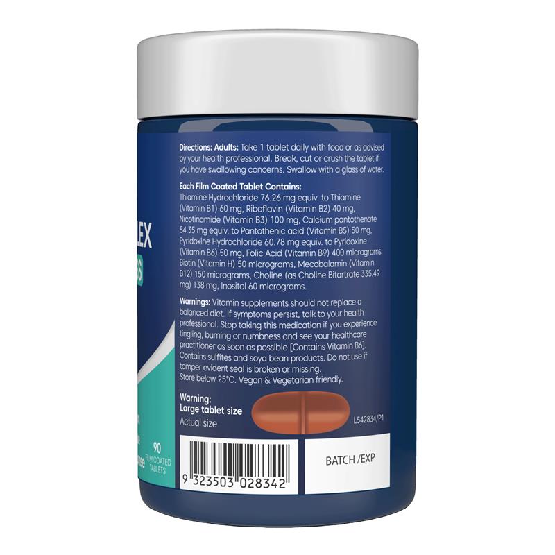 Load image into Gallery viewer, Bioglan Mega B Complex 90 Tablets
