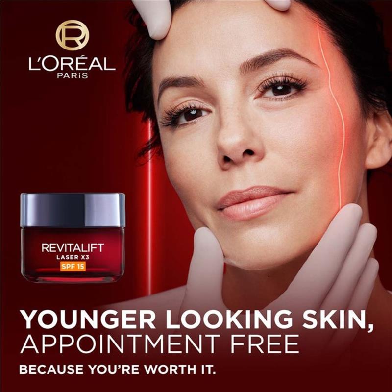 Load image into Gallery viewer, L'Oreal Paris Revitalift Laser X3 Day Cream SPF 15 50ml
