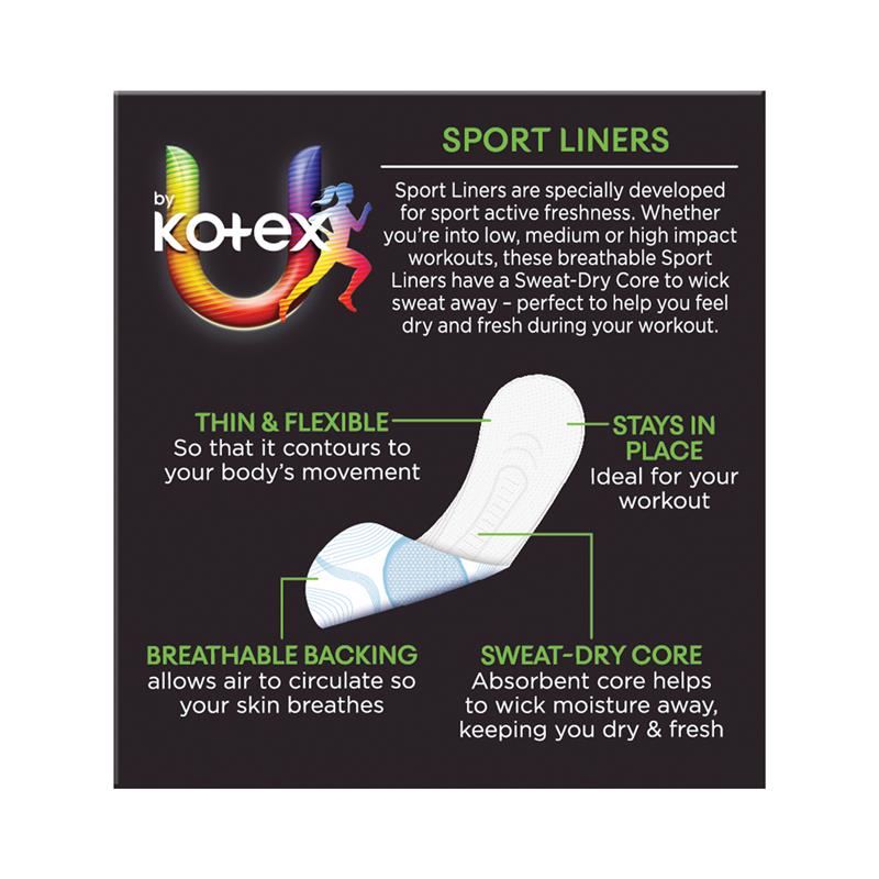 Load image into Gallery viewer, U by Kotex Liners Sport 30 Pack
