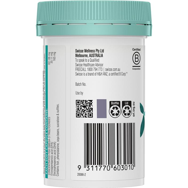 Load image into Gallery viewer, Swisse Kids Fish Oil 60 Capsules
