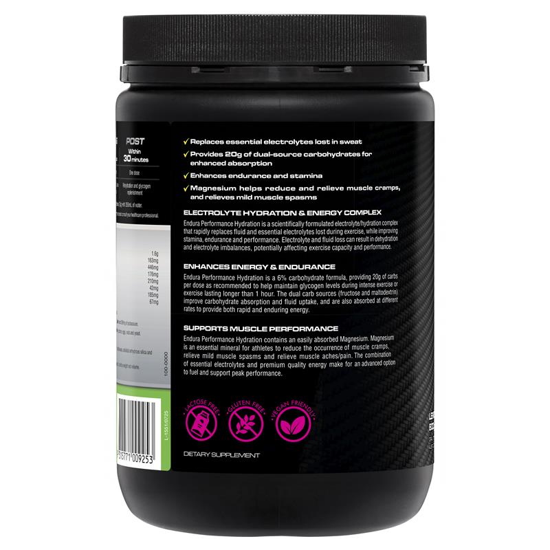 Load image into Gallery viewer, Endura Performance Hydration Lemon Lime 800g
