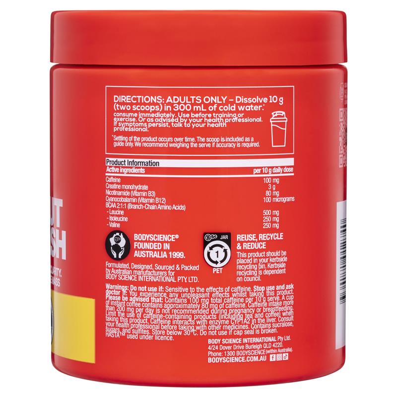 Load image into Gallery viewer, BSc K-OS Pre-Workout Lemon Squash 300g
