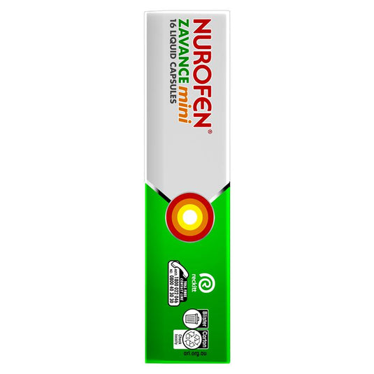 Nurofen Zavance 16 Mini Liquid Capsules