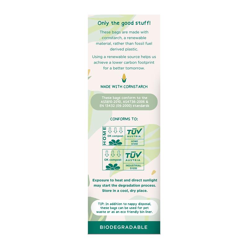 Load image into Gallery viewer, Gaia Natural Baby Biodegradable Nappy Bags 50 Pack
