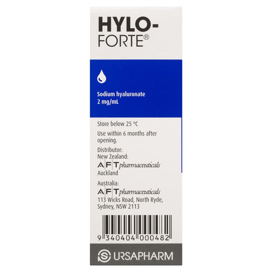 Hylo Forte 2mg Preservative Free Eye Drops 10ml