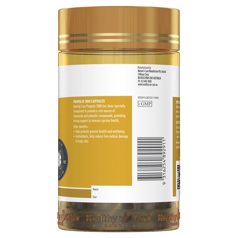 Load image into Gallery viewer, Healthy Care Propolis 2000mg 200 Capsules
