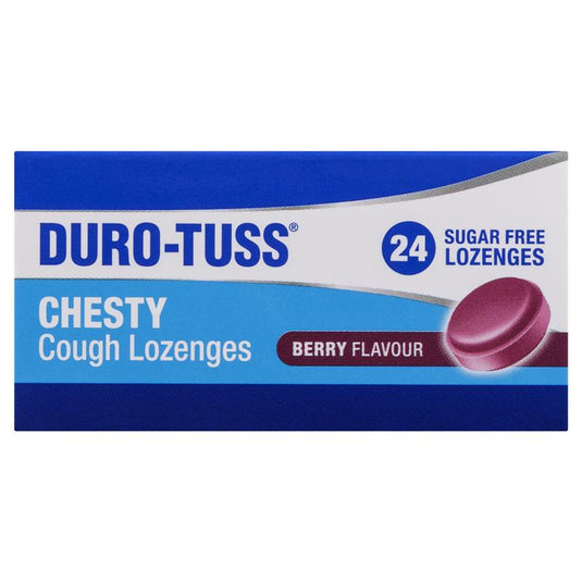 DURO-TUSS Chesty Cough Lozenges Berry 24 Lozenges