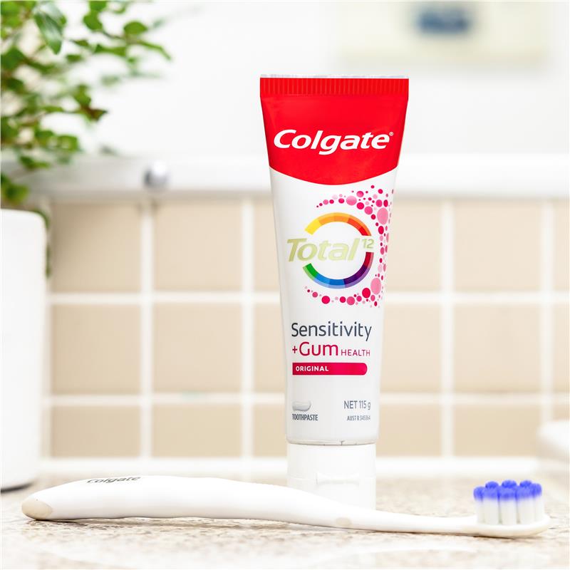 Load image into Gallery viewer, Colgate Toothpaste Total Sensitivity &amp; Gum Original 115g
