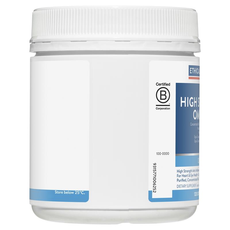 Load image into Gallery viewer, Ethical Nutrients High Strength Omega-3 120 Capsules
