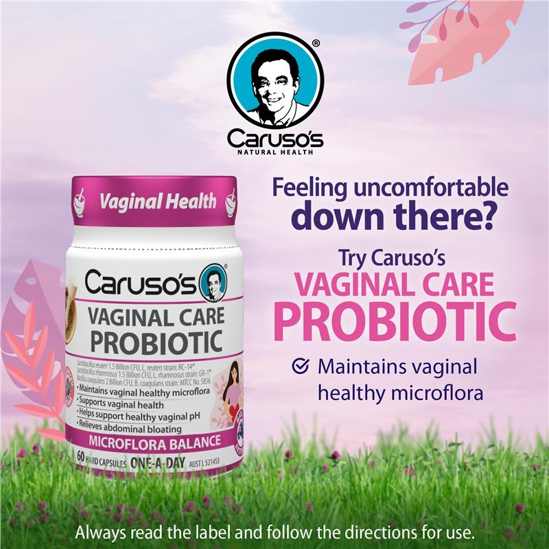 Load image into Gallery viewer, Carusos Probiotic Vaginal Care 60 Capsules
