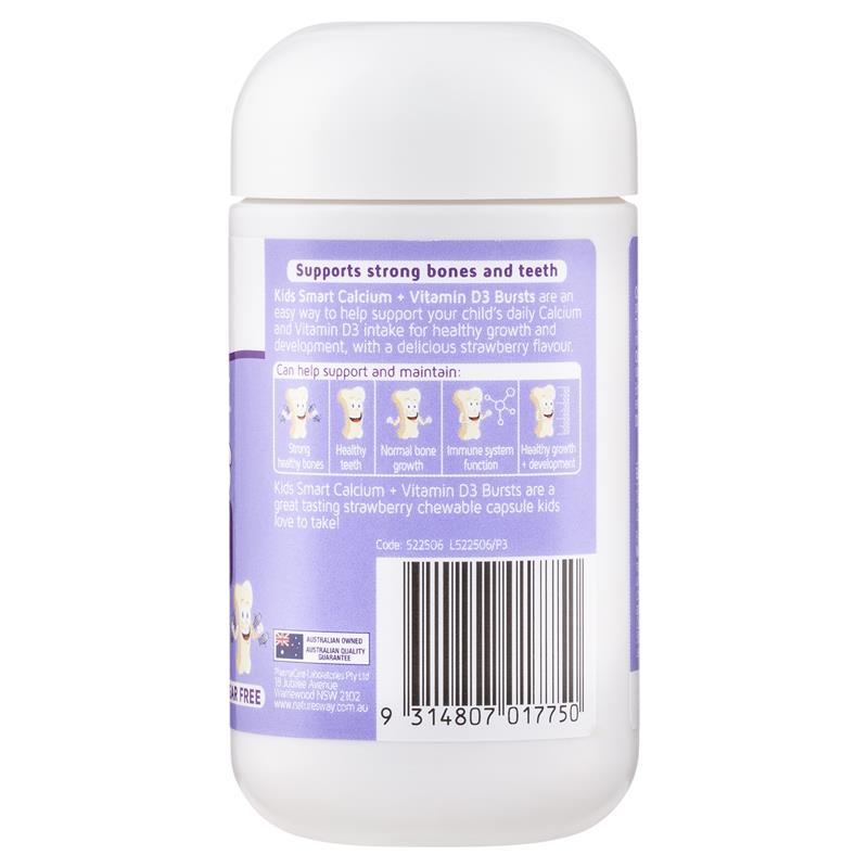 Load image into Gallery viewer, Nature's Way Kids Smart Calcium + Vitamin D 50 Chewable Capsules
