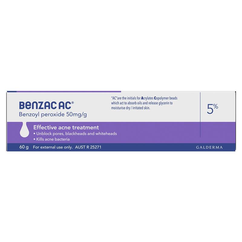 Load image into Gallery viewer, Benzac AC Moderate Strength 5% Acne Gel 60g
