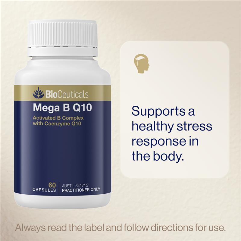 Load image into Gallery viewer, Bioceuticals Mega B Q10 60 Capsules
