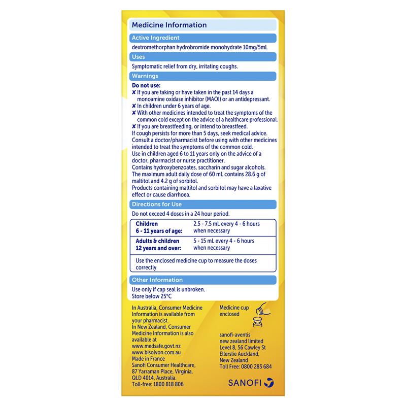 Load image into Gallery viewer, Bisolvon Dry Cough Oral Liquid 200mL
