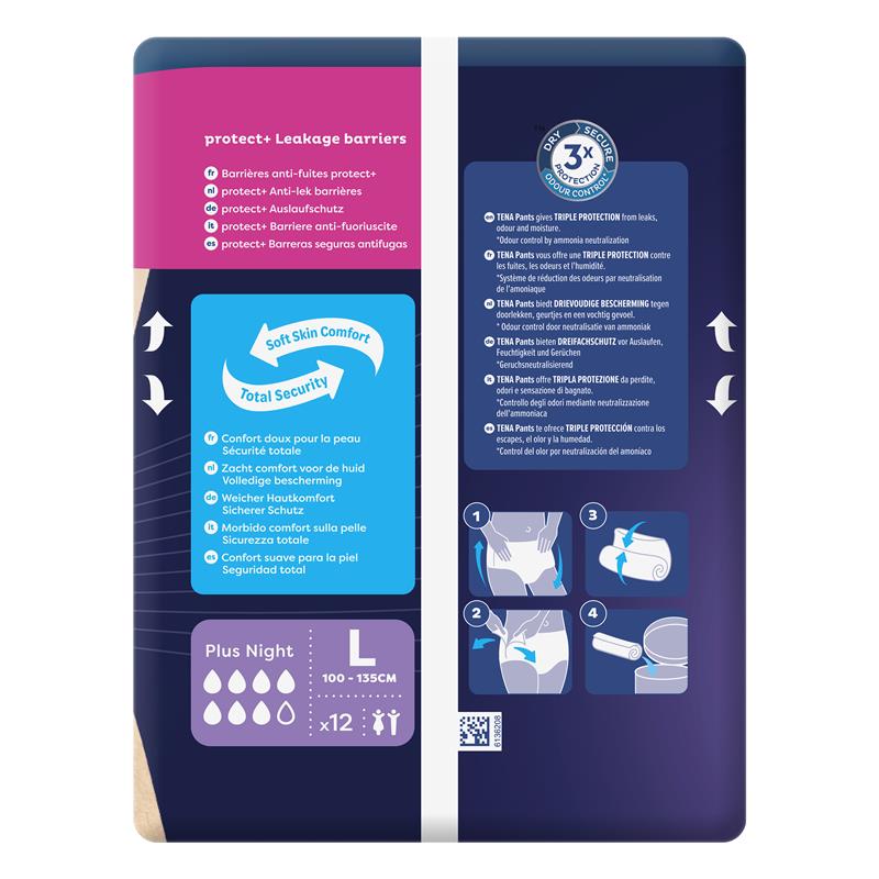 Load image into Gallery viewer, TENA Pants Night Large 12 Pack

