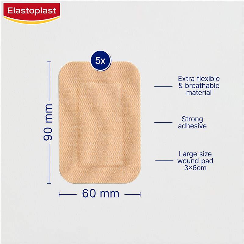 Load image into Gallery viewer, Elastoplast Flexible Fabric Strips XXL 5 Pack
