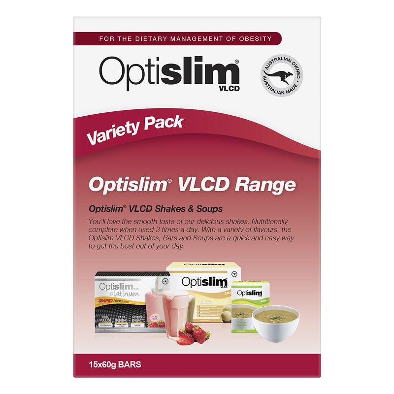 Load image into Gallery viewer, Optislim VLCD Bars Variety 60g 15 Pack
