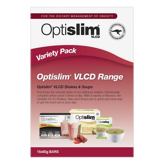 Optislim VLCD Bars Variety 60g 15 Pack