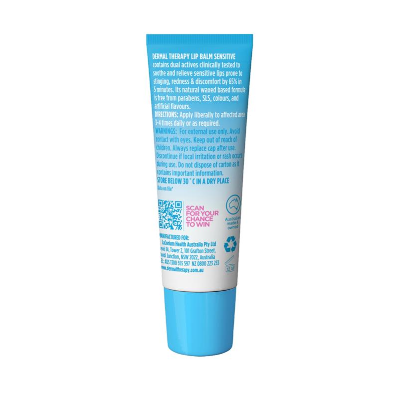 Load image into Gallery viewer, Dermal Therapy Lip Balm Sensitive 10g
