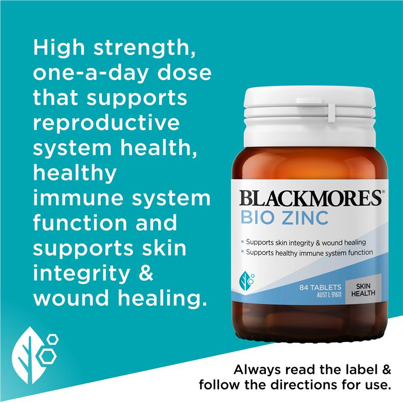 Load image into Gallery viewer, Blackmores Bio Zinc 84 Tablets
