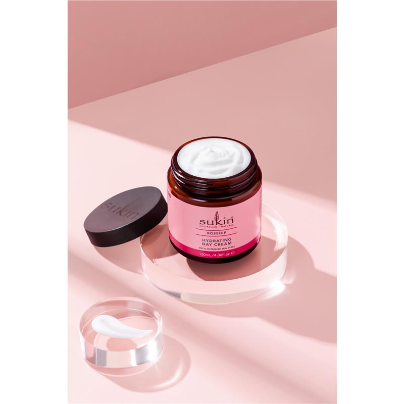 Load image into Gallery viewer, Sukin Rosehip Hydrating Day Cream 120ml
