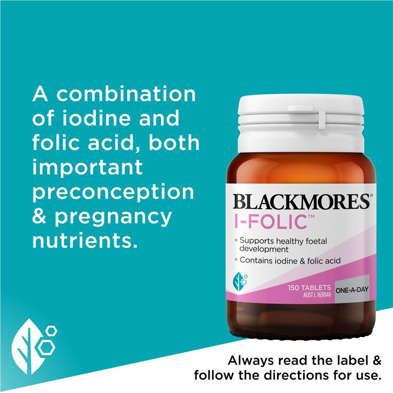 Load image into Gallery viewer, Blackmores I-Folic 150 Tablets
