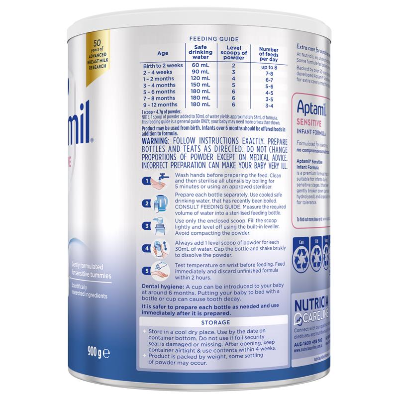 Load image into Gallery viewer, Aptamil Prosyneo Sensitive 0-12 months 900g
