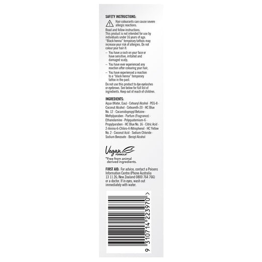 Schwarzkopf LIVE Colour Deep Black Semi Permanent 75ml