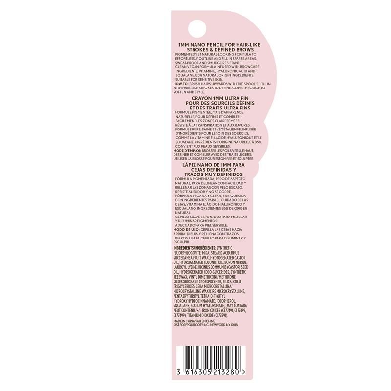 Load image into Gallery viewer, Covergirl Clean Fresh Brow Nano Pencil 600 Dark Brown 0.04g
