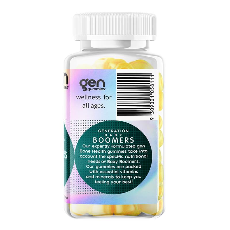 Load image into Gallery viewer, GEN Baby Boomer Gummies Bone Health Citrus 60 Pack
