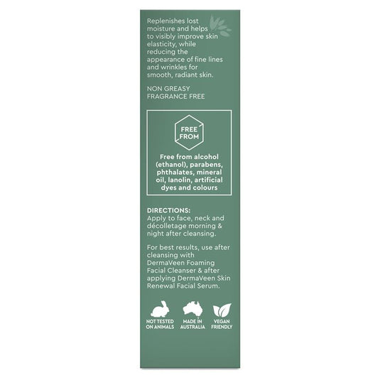 DermaVeen Face Hydrating Moisturiser 75ml