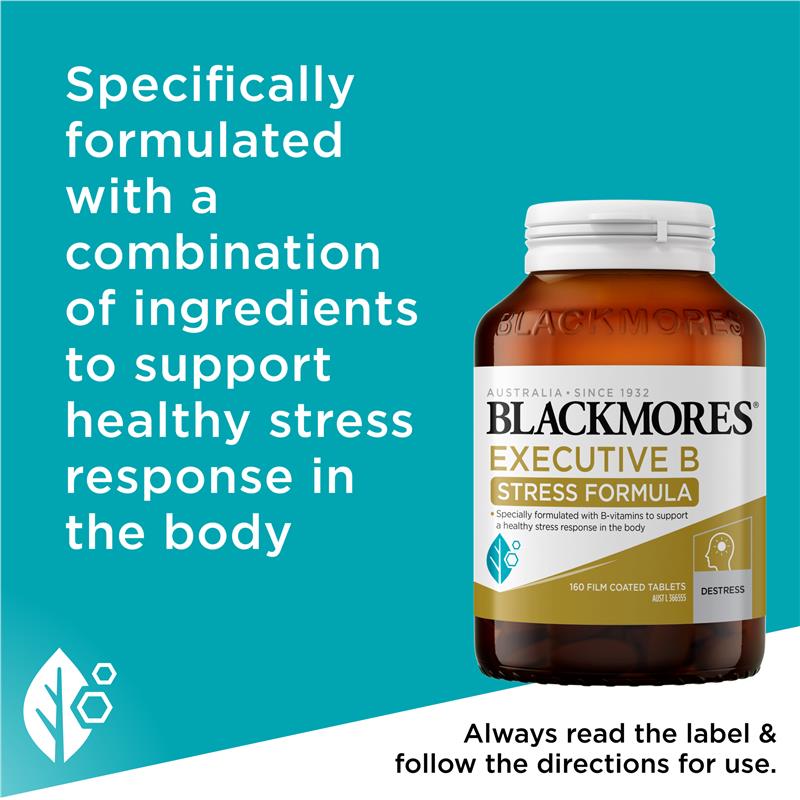 Load image into Gallery viewer, Blackmores Executive B Stress 160 Tablets
