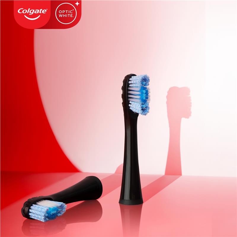 Load image into Gallery viewer, Colgate Optic White Power Toothbrush Refill Soft 2 Pack

