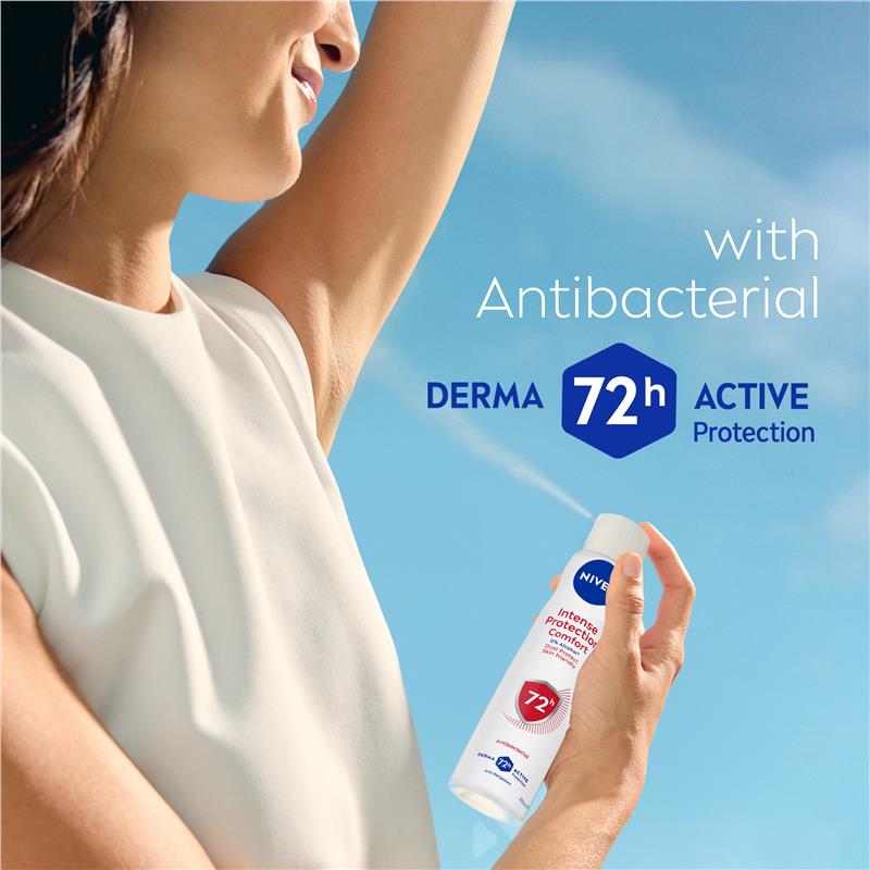 Load image into Gallery viewer, NIVEA Intense Protection Comfort Aerosol Deodorant 72H Protection 250ml
