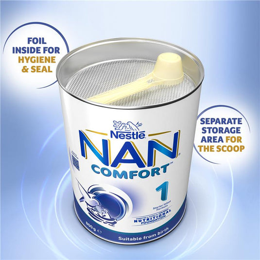 Nestle NAN COMFORT 1 Starter Baby Infant Formula Powder, From Birth – 800g