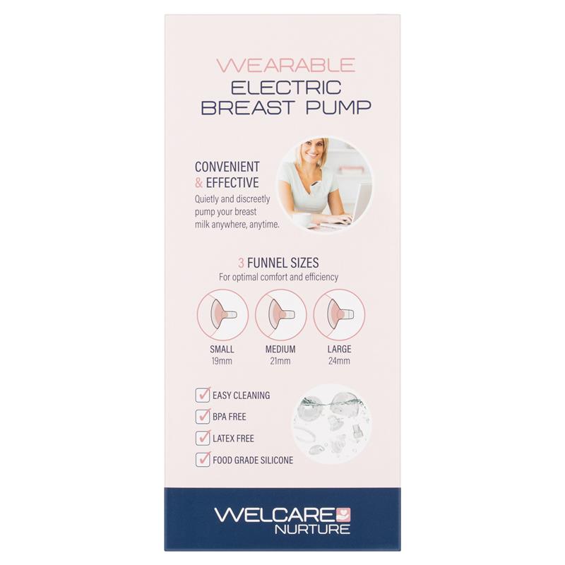 Load image into Gallery viewer, Welcare Wearable Electric Breast Pump USB C Rechargeable
