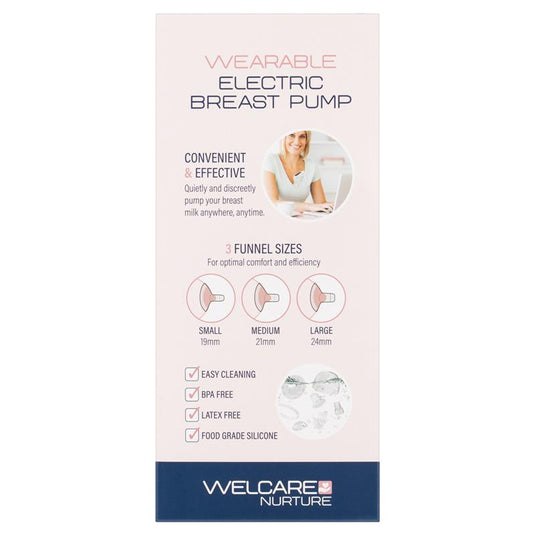 Welcare Wearable Electric Breast Pump USB C Rechargeable