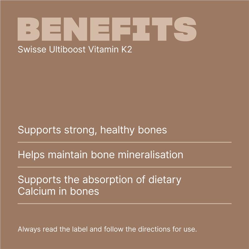 Load image into Gallery viewer, Swisse Ultiboost Vitamin K2 60 Capsules

