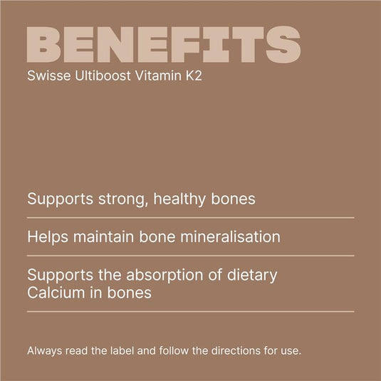 Swisse Ultiboost Vitamin K2 60 Capsules